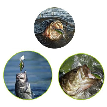 Fishing Lures Freshwater Bait Tackle kit.Tackle Box Including crankbaits topwater Lures,Jigs,Spoons and More Fishing Gear Set.Suitable for Bass Trout Salmon. - color: B20PCS