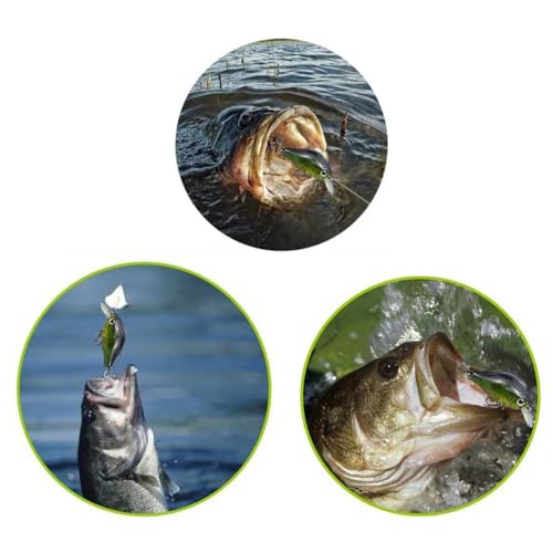 Fishing Lures Freshwater Bait Tackle kit.Tackle Box Including crankbaits topwater Lures,Jigs,Spoons and More Fishing Gear Set.Suitable for Bass Trout Salmon. - color: B20PCS