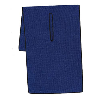 Mile High Life | Pro Tour Caddy Towel | 17" x 40" with 8" Center Slit | Premium Microfiber Waffle Texture - color: Navy, size: 16" x 30"