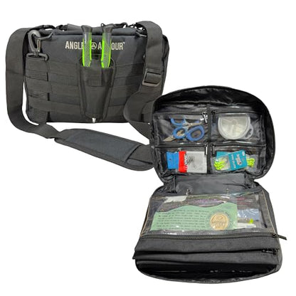 Angler Armour Bait Binder Fishing Tackle Bag, Soft Side Tackle Organizer, Sling Tackle Storage, Bait Storage, Bait Utility Bag, Artificial Lure Storage, Bait Organizer Bag, Saltwater Freshwater Bags