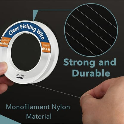 Mr. Pen- 218 Yard Nylon Fishing Line, String for Hanging - size: 1 Pack