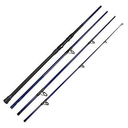 Fiblink Surf Spinning Fishing Rod Carbon Fiber Travel Fishing Rod(9-Feet &11-Feet & 12-Feet & 13-Feet & 15-Feet) - style: 4 Pc - 15' -Spin