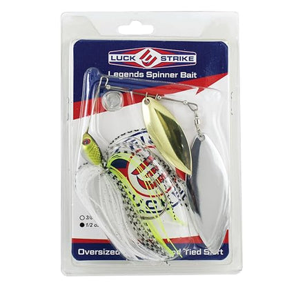 Jimmy Houston Legends Spinner Bait with Willow Blades - color: SX Shad, size: 1/2 OZ