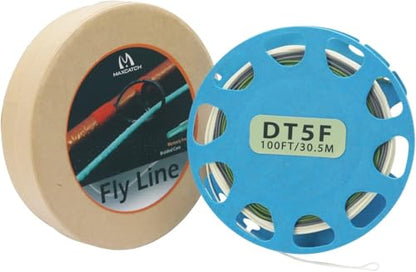 Maxcatch Troutlite Double Taper Floating Fly Line, 90ft, DT3F-DT6F, Easy Casting, with Two Welded Loops - size: DT6F-90FT
