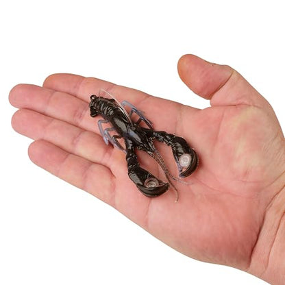 Berkley PowerBait Clatter Craw Fishing Soft Bait - color: Black/Blue