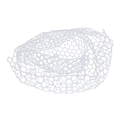 Fly Fishing Landing Net with Clear White Soft Rubber Mesh Ideal for Trout Catch and Release Lightweight and Collapsible Design Perfect for River Lake and Stream