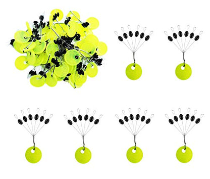 Drchoer Fishing Bobber Stoppers Line Stops: 300pcs Sinker Float Stops for Bass Fishing - Texas Rig Weight Stoppers Size Large Medium Small - size: Small
