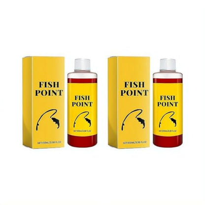 100ml Concentrated Fish Point Liquid, Fast-Acting Fishing Attractant, Improves Bite Response, Red Worm Liquid, Fishing Scent Enhancer for Trout, Panfish, Freshwater and More - size: 2 pcs