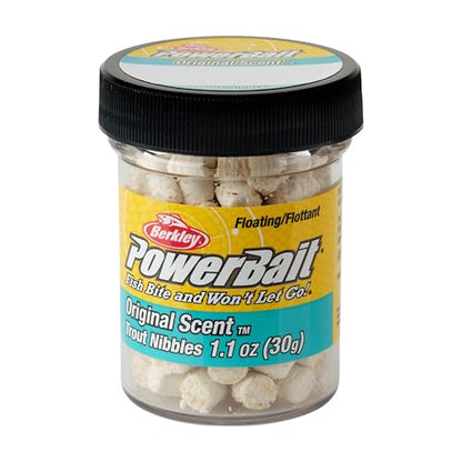 Berkley PowerBait Trout Nibbles Fishing Dough Bait - color: Marshmallow White