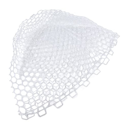 Fly Fishing Landing Net with Clear White Soft Rubber Mesh Ideal for Trout Catch and Release Lightweight and Collapsible Design Perfect for River Lake and Stream