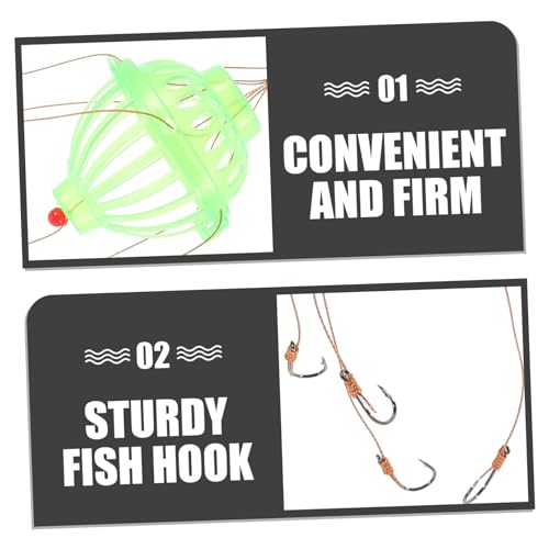 1Set Artificial Fishing Bait Buoy Fishing Tackle with High Pulling Force Soft and Wear Resistant for Outdoor Fishing Lure Enthusiasts