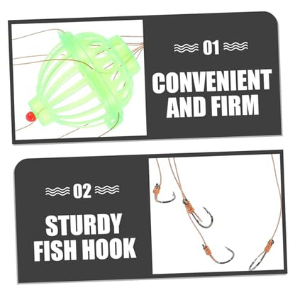 1Set Artificial Fishing Bait Buoy Fishing Tackle with High Pulling Force Soft and Wear Resistant for Outdoor Fishing Lure Enthusiasts