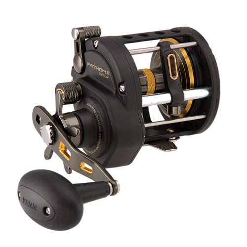 Fathom II Level Wind-Multirolle – Salzwasser-Angelrolle für Boots-, Küsten- und Kajakangeln - size: 30