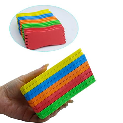 10pcs Fishing Leader Line Hook Holder,Fishing Line Foam Board Spool,Fishing Winding Board for Rigging