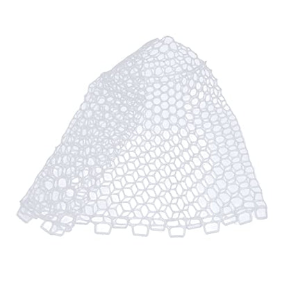 Fly Fishing Landing Net with Clear White Soft Rubber Mesh Ideal for Trout Catch and Release Lightweight and Collapsible Design Perfect for River Lake and Stream