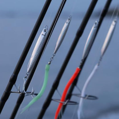 Saltwater Fishing Lures Fishing Jigs Fishing Spoons for Striped bass, Pompano, Spanish Mackerel ，Bluefish - color: Silver (3pcs), size: 1.40 oz + 1.80 oz + 2.00 oz / 40 g + 50 g + 60 g