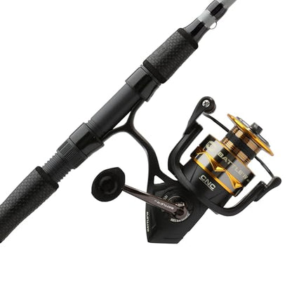 Penn Battle IV Spinning Reel and Fishing Rod Combo - size: 4000 Size Reel - 7' - Medium - 1pc, style: Battle IV Le
