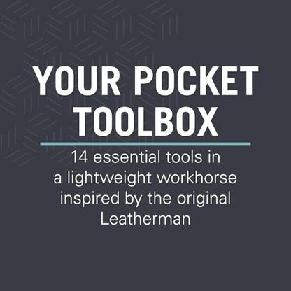 LEATHERMAN, Bond, 14-in-1 Lightweight Multi-tool for Camping, Hiking & Everyday Carry (EDC), Made in USA, Heathered Cranberry - color: Heathered Cranberry