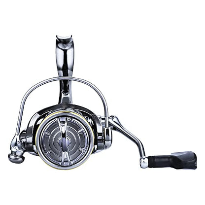 Fishdrops Saltwater Spinning Reel, 12+1BB Ultra Lightweight Powerful Fishing Reel, Metal Frame Carbon Fiber 33 LB Max Drag, 5.5:1 High Speed Ultra Smooth for Saltwater Fishing Reels - color: TW2500