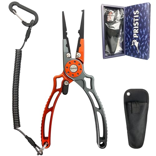 Pristis Multi-Function Fishing Tools Kit, UTA II Fishing Pliers & Metal Fish Lip Gripper, A Neat Option for Angler