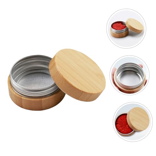 Bait Box Small Fishing Lure Container for Live Earthworm Storage Portable Bait Case Fishing Tackle Organizer for Outdoor 2.24 X 2.24 X 1.14 in