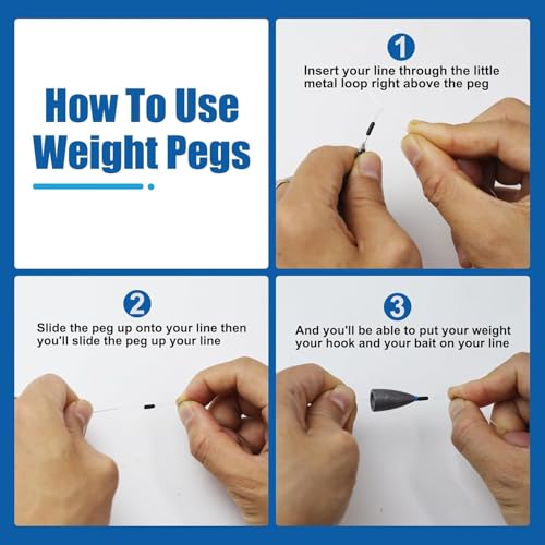 Worm Fishing Weights, Bullet Sinkers with Soft Plastic Insert Includes Weight Pegs, Carolina Rigs Texas Rigs for Bass Fishing 1/8 3/17 1/4 3/8 1/2 1 oz - size: 3/4 OZ, 14 PCs