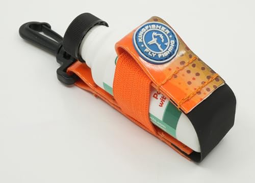 High and Dry Powder Dry Fly Floatant with Brush with Kingfisher Dry Shake Holder - color: Fall Run Brown Trout