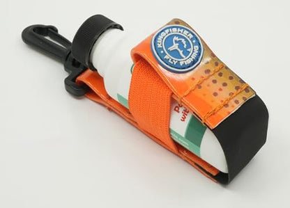 High and Dry Powder Dry Fly Floatant with Brush with Kingfisher Dry Shake Holder - color: Fall Run Brown Trout