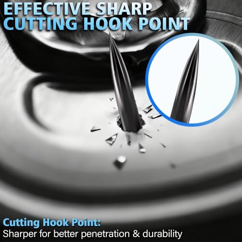 Dovesun Fishing Treble Hooks Outward-Angled Point 3X Strong Professional V Triple Fishing Hooks for Saltwater and Freshwater 50PCS Size #10#8#6#4#2 - size: #6 * 50PCS