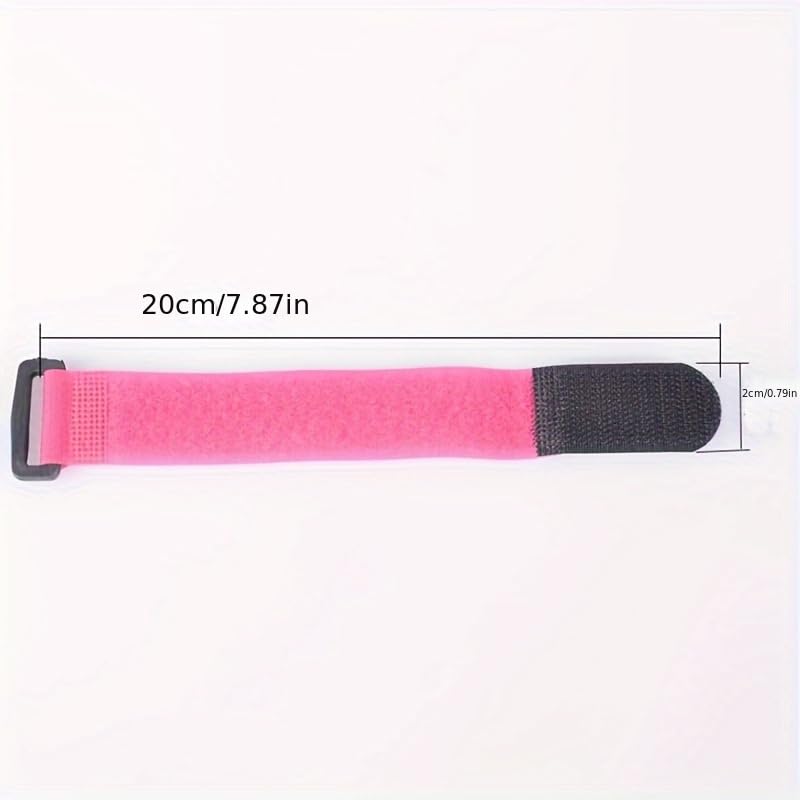 10 Pcs Anti-Slip Fishing Rod Straps, Reversible Hook and Loop Tie Bands, Non-Slip Bundling Belts for Fishing Rod Storage and Organization