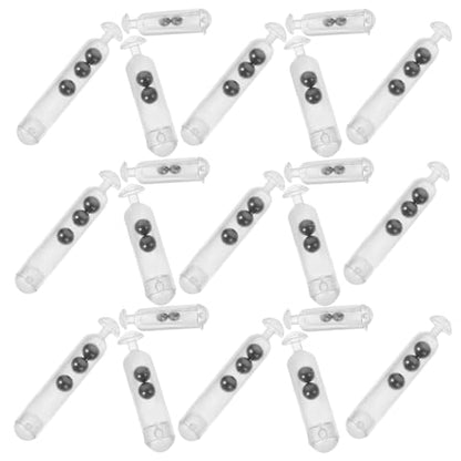 GANAZONO 60pcs Fishing Weights and Rattle Beads Kit, Iron Sinkers Assorted Small Medium Large Sizes for Bass and Freshwater Tackle, Outdoor Fishing Terminal Gear Accessory