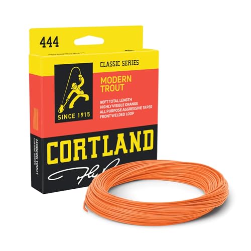Cortland Line Modern Trout Fishing Line - color: Orange, size: Size 6