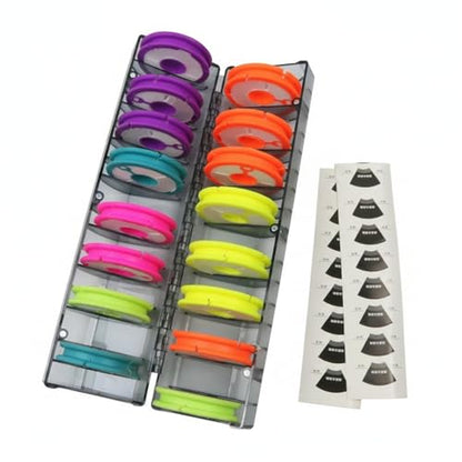 Fishing Line Spool Storage Box, Durable PP Plastic Organizer for Tackle Boxes, Keeps Spools Secure and Tangle-Free - size: 10.24 x 2.95 x 1.18 in