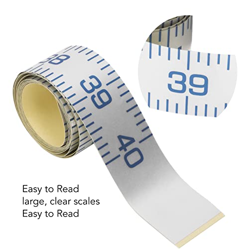 Tyenaza Fishing Measuring Tape, 40'' Fish Ruler Adhesive Fish Measuring Tape Fishing Measuring Accessory for Kayak, Boat, and Workbench