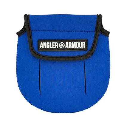 Angler Armour Spinning Reel Cover, Fishing Reel Case, Neoprene Reel Pouch, Spinning Reel Sleeve, Spinning Reel Case, Spinning Reel Protective Sleeve, Fits 1000, 2000, 3000, 3500 Reels (Marine Blue) - color: Marine Blue