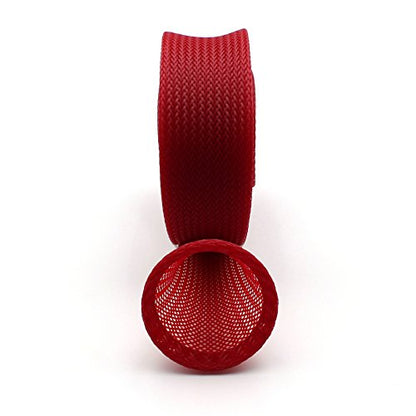 Mr. Z Pack of 4 Casting Fishing Rod Sleeves with 2 Rod Straps Fishing Rod Covers Pole Jacket Rod Socks - color: Red
