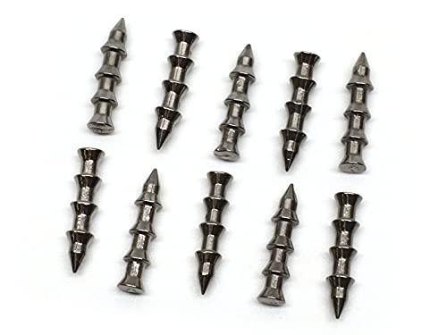 (10 Pack) - Harmony Fishing Company Tungsten Nail Weights [Select Size] (Lead-Free/No Lead Nail Weights for Neko/Wacky Rig Fishing) (Natural, 3/32oz) - size: 3/32oz