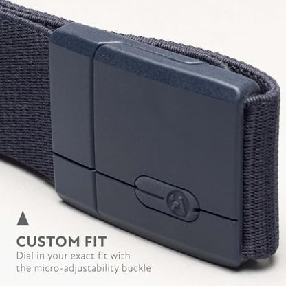 Arcade Belts Adventure Mag Unisex Belt: Heavy Duty Stretch, Metal Free Buckle - color: Aero Mag - Navy