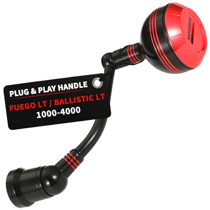 Power Handle Compatible for Daiwa Fuego LT, Ballistic LT, Tatula LT, Exceler LT 1000-4000 Spinning Reel Replacement Handle - size: For Fuego LT / Ballistic LT 1000-4000, style: Classic
