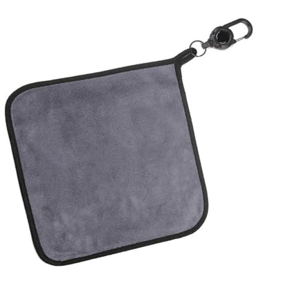 Quick drying anglers towel with adjustable clip lightweight microfiber for fishing with hand gear and rod care