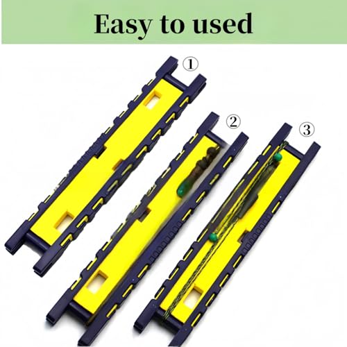 5PCS Fishing Hook Holder Fishing Leader Line Board for Storing Fishing Line Rigs Foam Board Organizer with Tackle Box