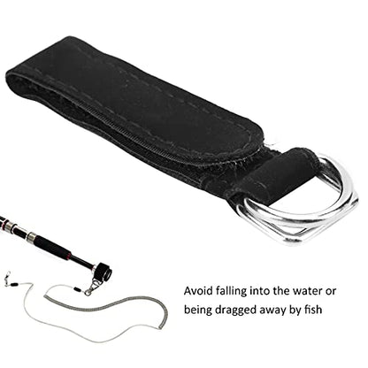 Fishing Tools Rod Tie Strap Fastener Hook Tie Belt Fishing Pole Holder Wrap Band Fishing Rod Strapping Wrap Band