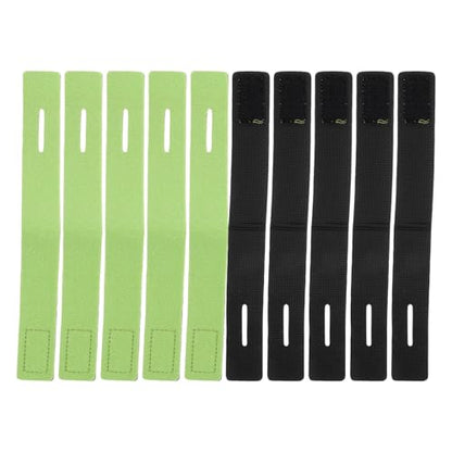 10pcs Fishing Rod Keeper Strap - Fishing Pole Tie Down for Boat Outdoor - Anti-Slip Band for Casting Rod Storage and Transport Accessories
