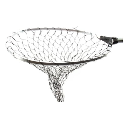 Fishing Landing Net with 18" Handle, Lightweight Durable Angling Net, Handle Fishing Landing Net