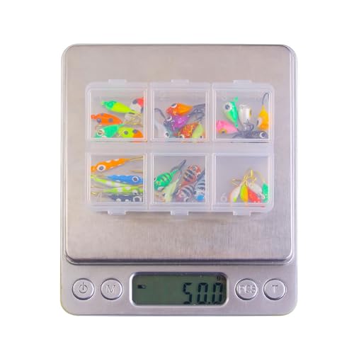 Ice Fishing Jigs Kit Essential Ice Fishing Lures for Beginners to Hook Big Fish and Reel in The Fun! - color: B30Pcs