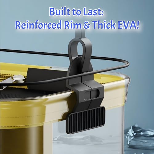 Foldable Fishing Bucket, Easy Water Hauling and Live Fish Bait, Portable Fishing Container for Camping, Fishing, Outdoors, 2 Gal