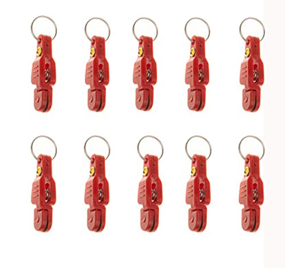 10 Pcs Heavy Tension Snap Release Clips for Weight Planer Board, Downriggers Outrigger Release Clips for Offshore Fishing - color: Red