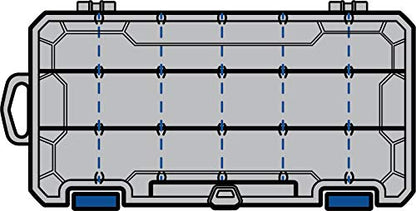 Flambeau Outdoors Zerust MAX 3003ZM Tuff Tainer - 18 Compartments and 9 Removable Dividers - 9.125" L x 5" W x 1.25" D - Fishing and Tackle Storage Utility Box - size: 3003ZM - 9.125" x 5" x 1.25"