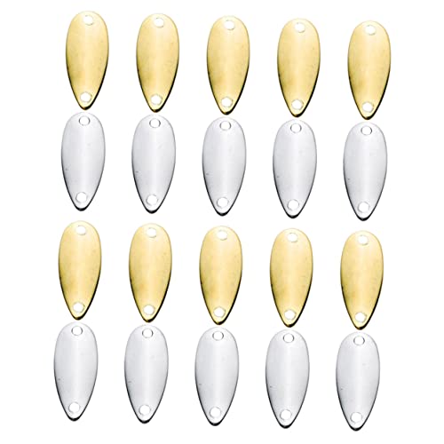 20pcs Professional Metal Fishing Baits for Freshwater Creative Sinking Fishing Lures Bright Colors for Bass and Panfish