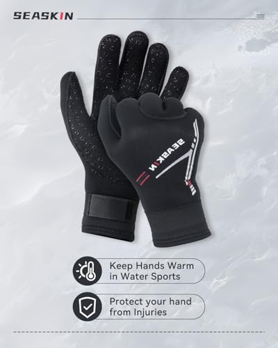 Seaskin 5mm Neoprene Diving Gloves - size: Large